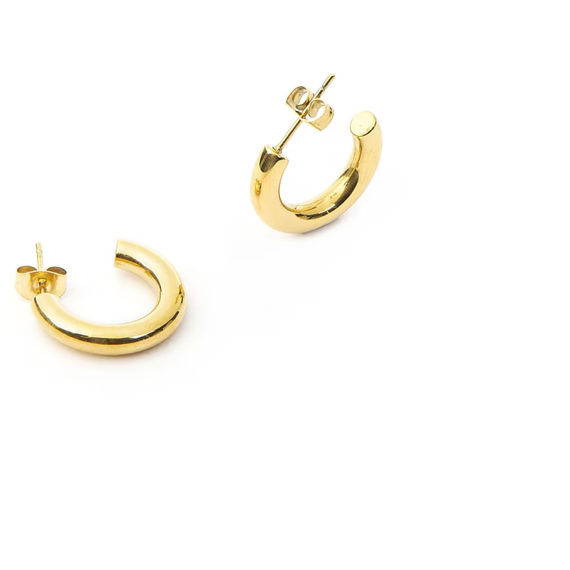 Orecchini cerchio donna dorati - SAYA SHOP ONLINE