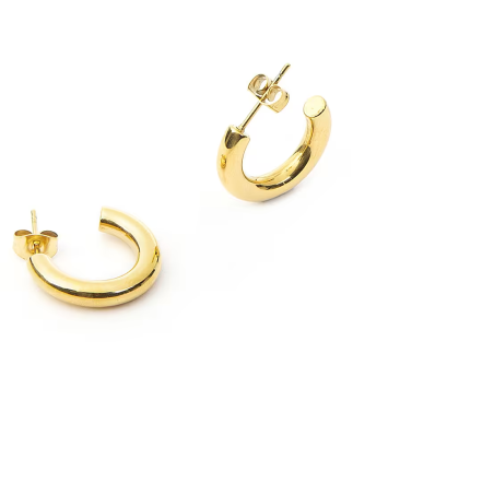 Orecchini cerchio donna dorati - SAYA SHOP ONLINE