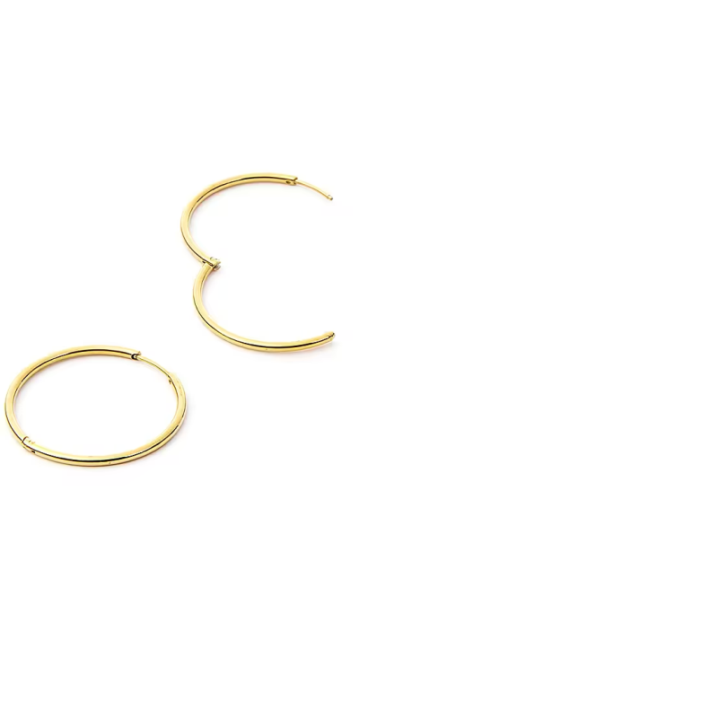 Orecchini cerchio dorato donna - SAYA SHOP ONLINE