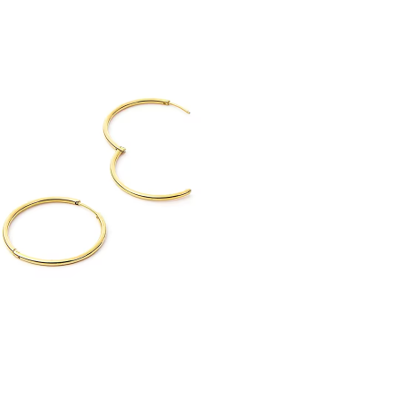 Orecchini cerchio dorato donna - SAYA SHOP ONLINE