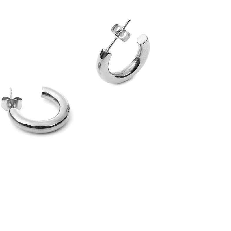 Orecchini cerchio acciaio donna - SAYA SHOP ONLINE