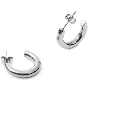 Orecchini cerchio acciaio donna - SAYA SHOP ONLINE