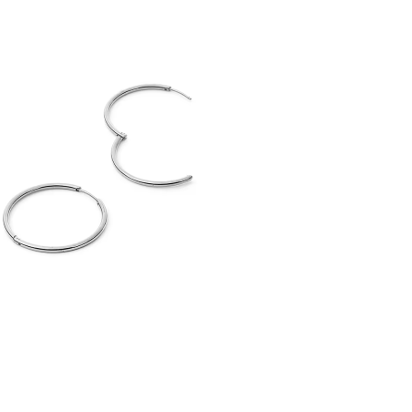 Orecchini cerchio acciaio donna - SAYA SHOP ONLINE