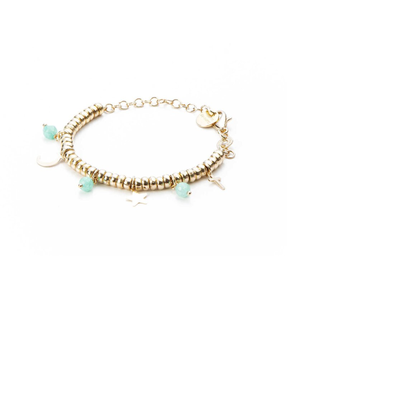 Bracciale donna dorato con charms - SAYA SHOP ONLINE