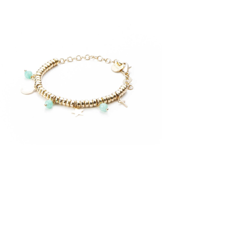 Bracciale donna dorato con charms - SAYA SHOP ONLINE