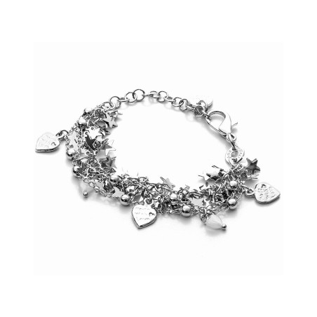 Bracciale donna charms stelle e cuori - SAYA SHOP ONLINE