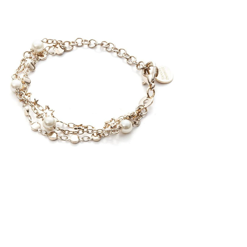 Bracciale donna multicatena con perle e stelle - SAYA SHOP ONLINE