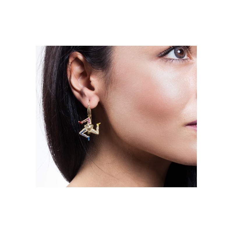 Orecchini Trinacria Lapilli | SAYA SHOP ONLINE