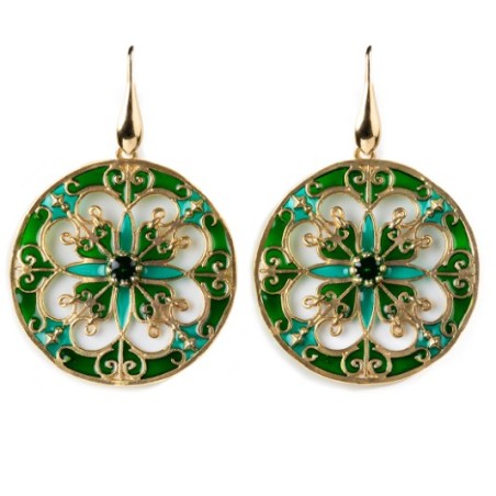 Orecchini Cattedrale Verde | SAYA SHOP ONLINE