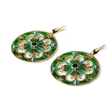 Orecchini Cattedrale Verde | SAYA SHOP ONLINE